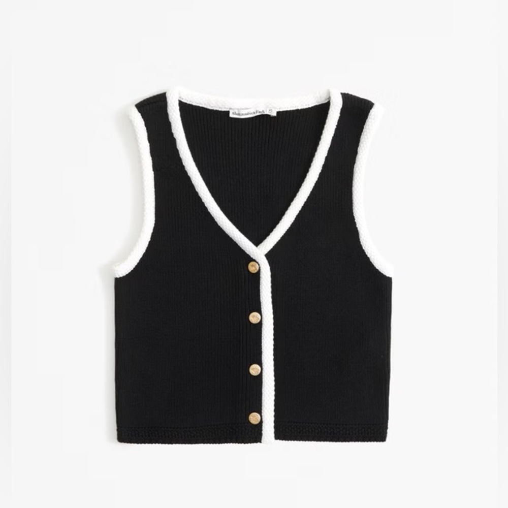 The A&F Mara Button-Up Sweater Vest